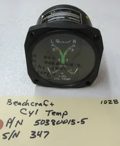 Beechcraft Cylinder Temp Indicator P/N 50380015-5